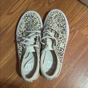 Leopard DC sneakers